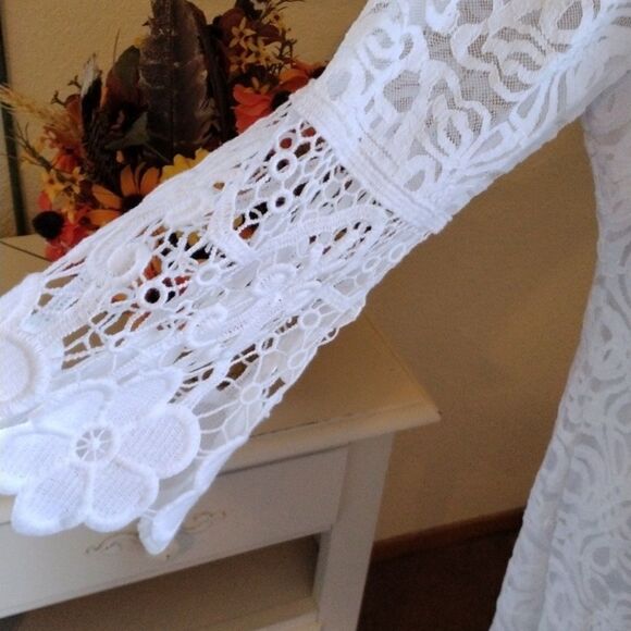 Alfani White Lace Dress - Picture 4 of 11